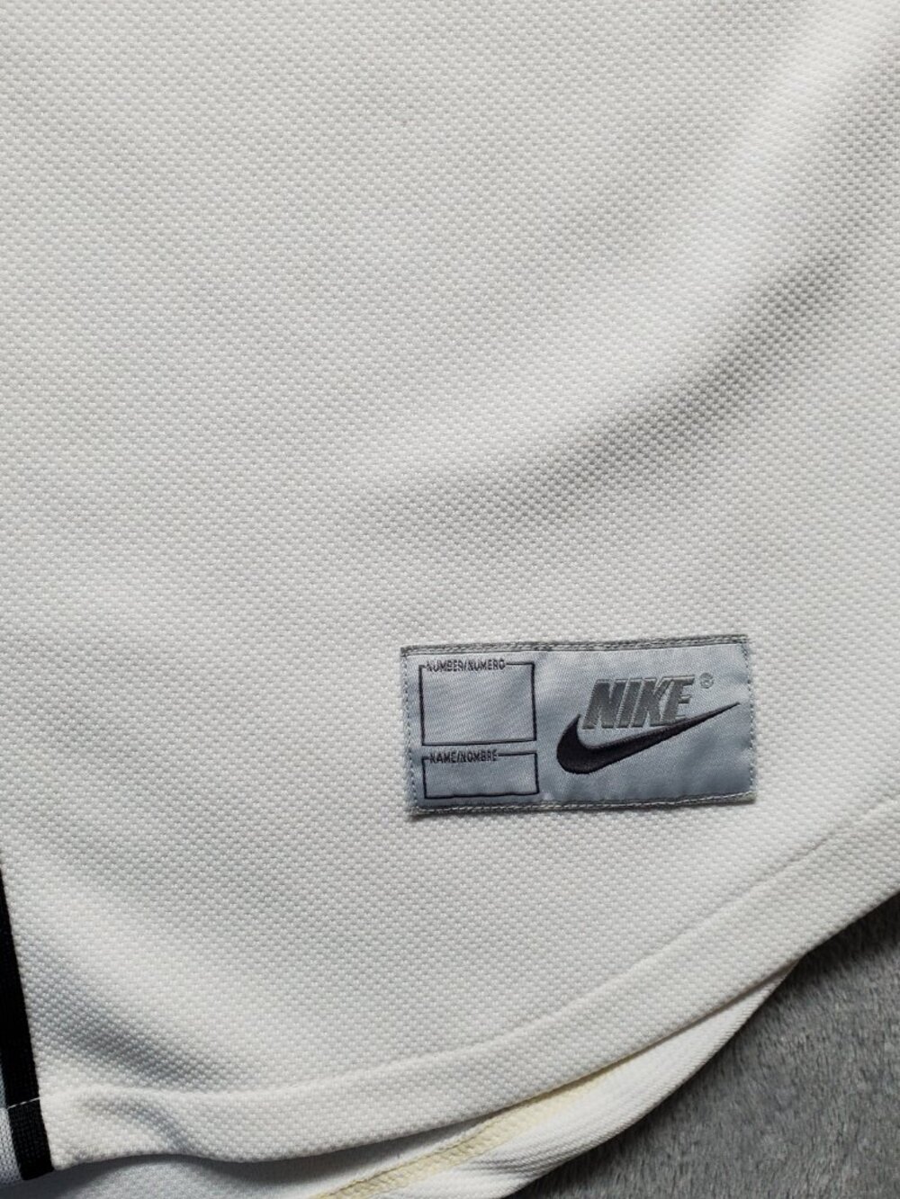Vintage Nike Logo Baseball Jersey Blue White Black Men Sz M - Picture 5 of 11